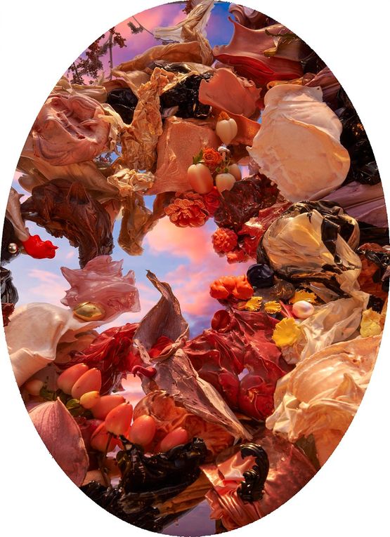 Troposphere Window to Vienna August 25 1835 CEST   25 1835 by Andre Hemer contemporary artwork Painting