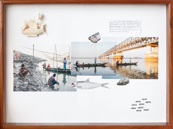 People of Clay Brahmaputra the Only Male River by Akshay Mahajan contemporary artwork Works on Paper