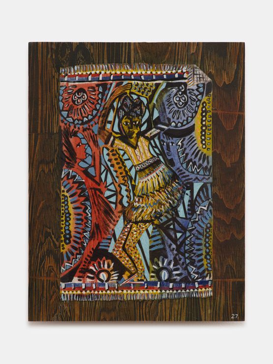 Cut a Rug 27 by Paula Wilson contemporary artwork Painting
