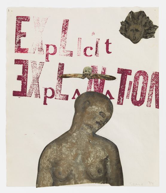 Explicit Explanation by Nancy Spero contemporary artwork Works on Paper