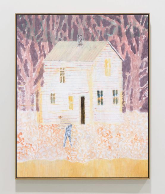 A Ghost Got in When I Wasnt Looking by Alan Ibell contemporary artwork Painting