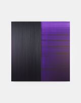 Untitled Lamp Black  Deep Purple Dioxazine by Callum Innes contemporary artwork painting