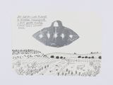 An earth-like planet is several thousand light years away. by Esther Pearl Watson contemporary artwork drawing works on paper
