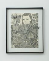 Goddess by Ataru Sato contemporary artwork drawing works on paper