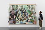 Deep Travel Ink. Large Promotional Poster by Laure Prouvost contemporary artwork Painting