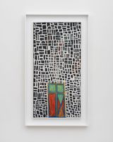 Black and White Stones in old Sanaa Larg III by Pacita Abad contemporary artwork painting