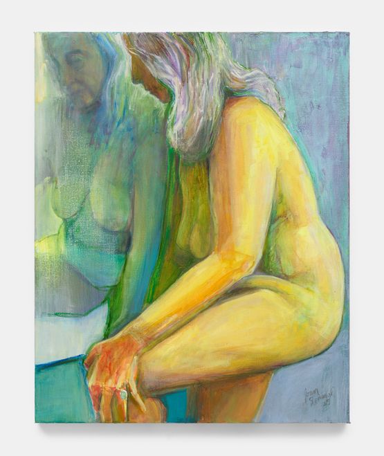 Shoulder to Shoulder by Joan Semmel contemporary artwork Painting