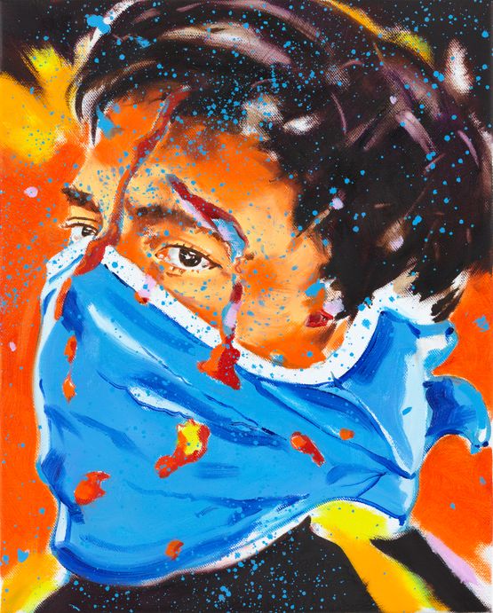 Salsero by Norbert Bisky contemporary artwork Painting