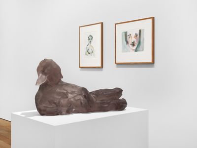 Paloma Varga Weiszs Lucent Folk Figures at Sadie Coles HQ