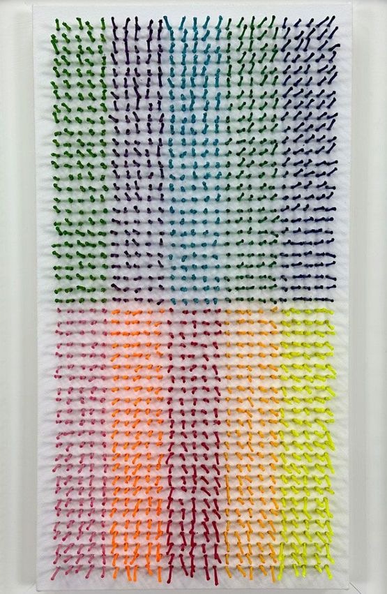Goosebumps 4 by Osi Audu contemporary artwork Textile