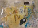 Les Temoins de lunivers by Roberto Matta contemporary artwork Painting