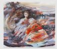 The Moon Races Along WithThem by Kylie Manning contemporary artwork Painting
