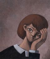 Untitled Thinking by Heesoo Kim contemporary artwork painting
