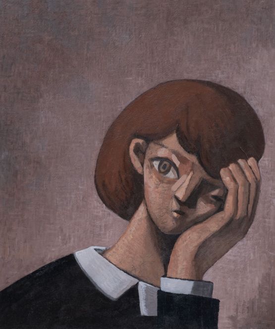 Untitled Thinking by Heesoo Kim contemporary artwork Painting