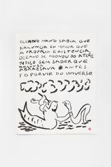 Oceano by Paulo Nazareth contemporary artwork drawing works on paper