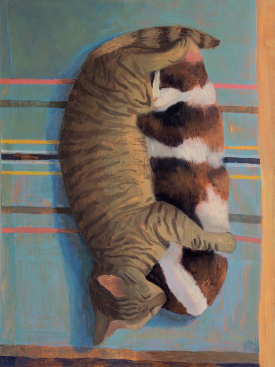 Spark and Bite by Fiza Khatri contemporary artwork Painting