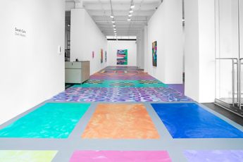 Contemporary art exhibition Sarah Cain Dark Matter at Galerie Lelong  Co. New York United States