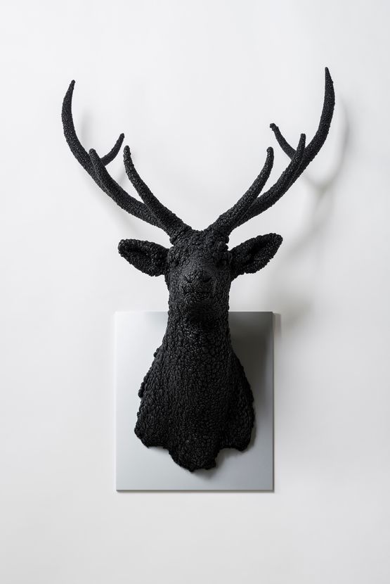 Villus-DeerBlack by Kohei Nawa contemporary artwork Sculpture
