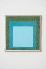 Homage to the Square with Bubblewrap and Packing Tape 13 by Tammi Campbell contemporary artwork painting