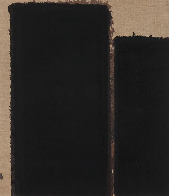Burnt Umber  Ultramarine by Yun Hyong-Keun contemporary artwork Painting