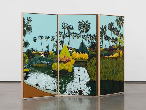 Palm Horizon by Hilary Pecis contemporary artwork Painting
