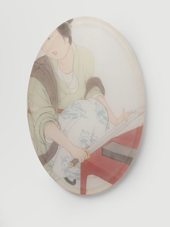 Peek  5 by Peng Wei contemporary artwork Painting