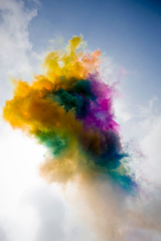 Colorful Clouds by Feng Li contemporary artwork Print