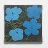 Flowers with Bubble Wrap and Packing Tape by Tammi Campbell contemporary artwork Painting