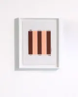 Untitled Stripes 02 by Thomas Wachholz contemporary artwork works on paper