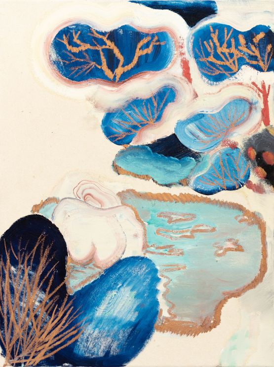 Badende by Yi Youjin contemporary artwork Painting