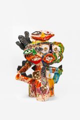 Double sided multi-limbed figure by Ramesh Mario Nithiyendran contemporary artwork sculpture