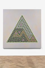 One True Temple of Three Two-headed Snakes OR The City and The City and The City by Charles Avery contemporary artwork painting