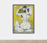 Untitled Nu accroupi by Jose Davila contemporary artwork print