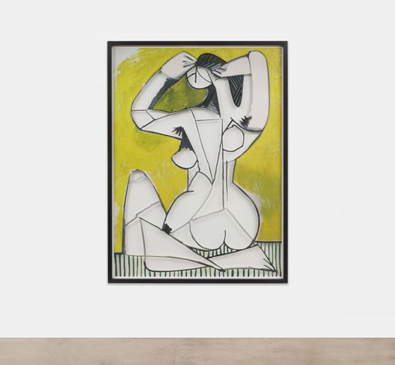 Untitled Nu accroupi by Jose Davila contemporary artwork Print