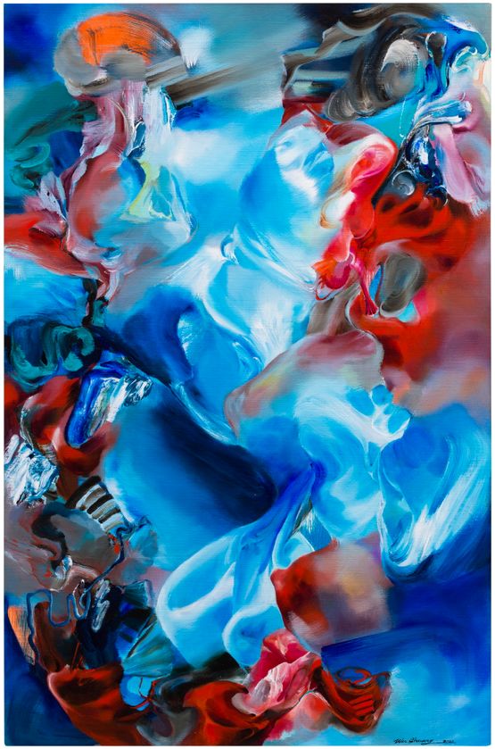 The Glow of the Snow by Wu Shuang contemporary artwork Painting