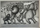 Lion by Ryan Travis Christian contemporary artwork drawing works on paper