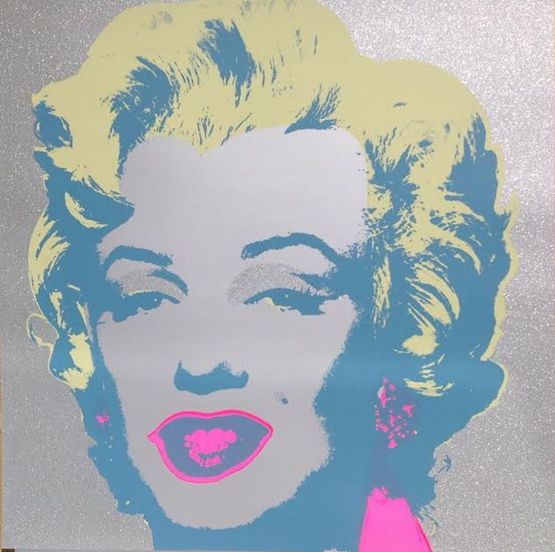 Marilyn Diamond Dust by Sunday B. Morning  Andy Warhol contemporary artwork Print