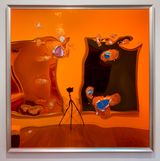 Chinese Landscape - I like the name Stacy by Dale Frank contemporary artwork mixed media
