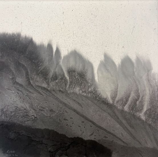 Into the Wind by Gao Xingjian contemporary artwork Drawing