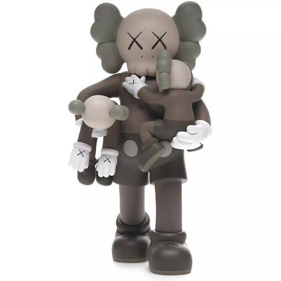 Clean Slate - brown by KAWS contemporary artwork Sculpture