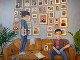Arranged Alphabetically Not by Affection by Trnz contemporary artwork painting