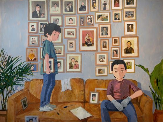 Arranged Alphabetically Not by Affection by Trnz contemporary artwork Painting