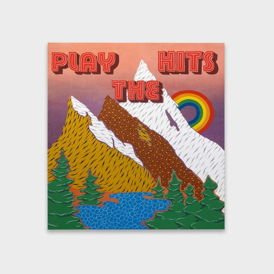 Untitled Play the Hits by Joel Mesler contemporary artwork Painting