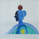 The Moon Under The Sea VIII by Sivasubramaniam Kajendran contemporary artwork painting