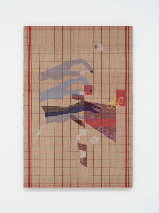 Three Hands by Miranda Fengyuan Zhang contemporary artwork Textile