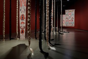 Contemporary art exhibition Citra Sasmita Into Eternal Land at Barbican London United Kingdom