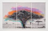 Numbers and Trees Tanzania Series 3 Acacia Tree 9 Pare by Charles Gaines contemporary artwork mixed media