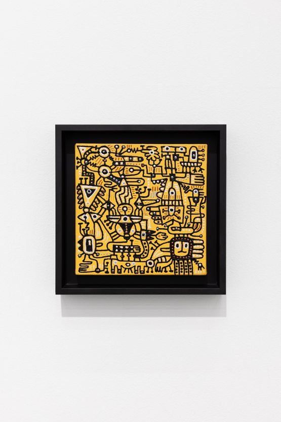 Happy String by Vio Choe contemporary artwork Painting