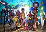 Nativity by David Lachapelle contemporary artwork photography