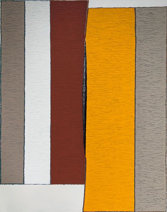 Pile up  Rub Interstice 19-35 by Soonik Kwon contemporary artwork Painting